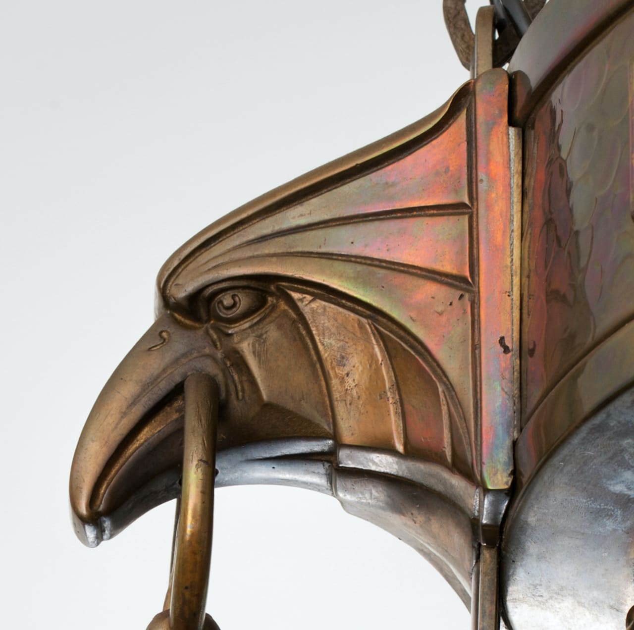 Art Deco Bronze Chandelier, early 20th century