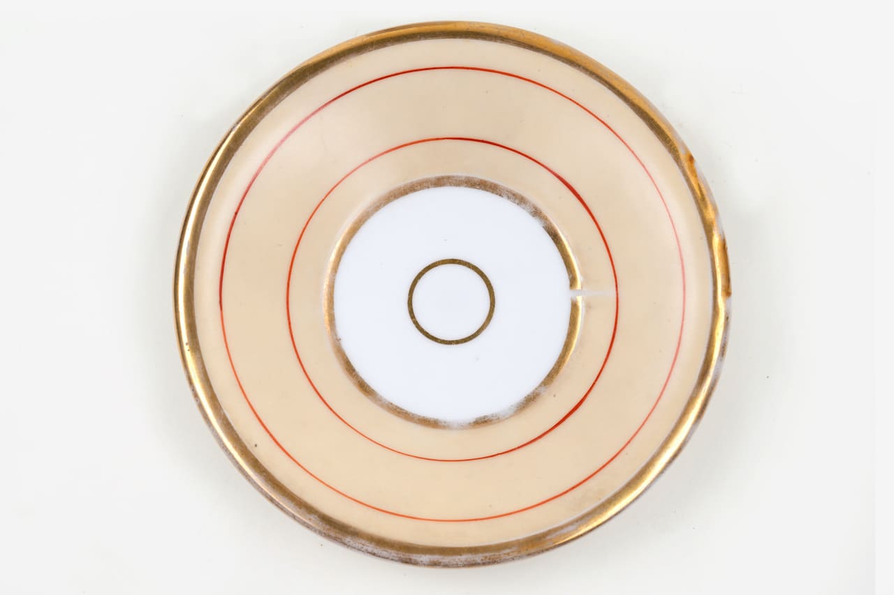 Porcelain Cup with Saucer, 19th century
