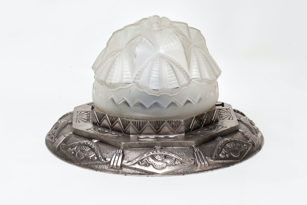 Francis Hubens & Jean Gauthier, Art Deco Bronze Lamp