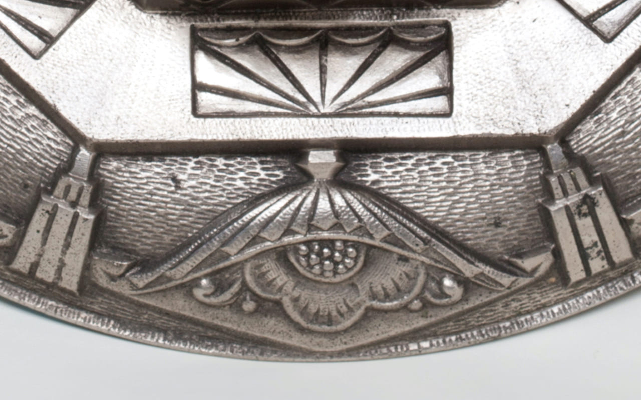 Francis Hubens & Jean Gauthier, Art Deco Bronze Lamp