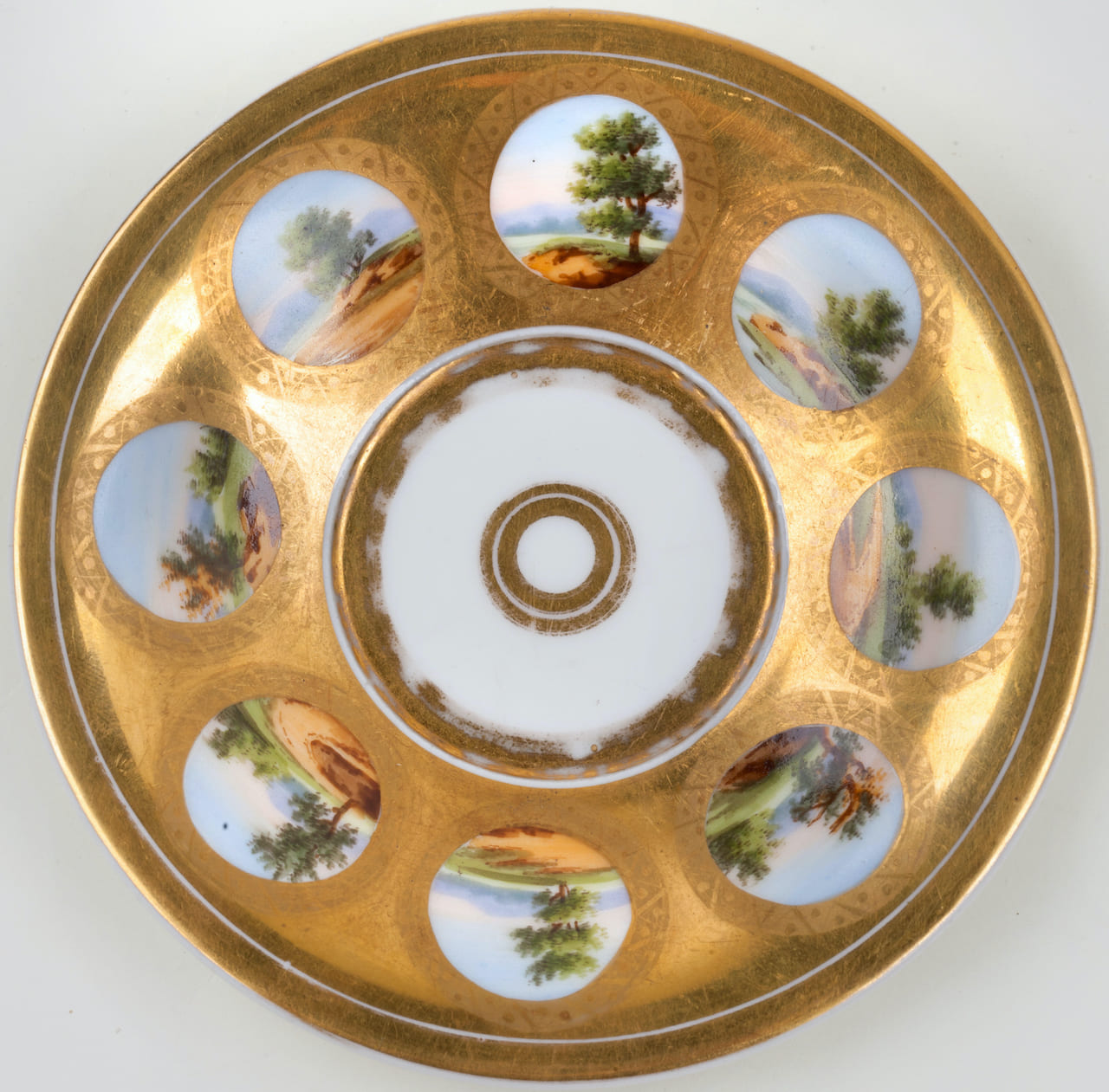 Porcelain Cup with Saucer, 19th century