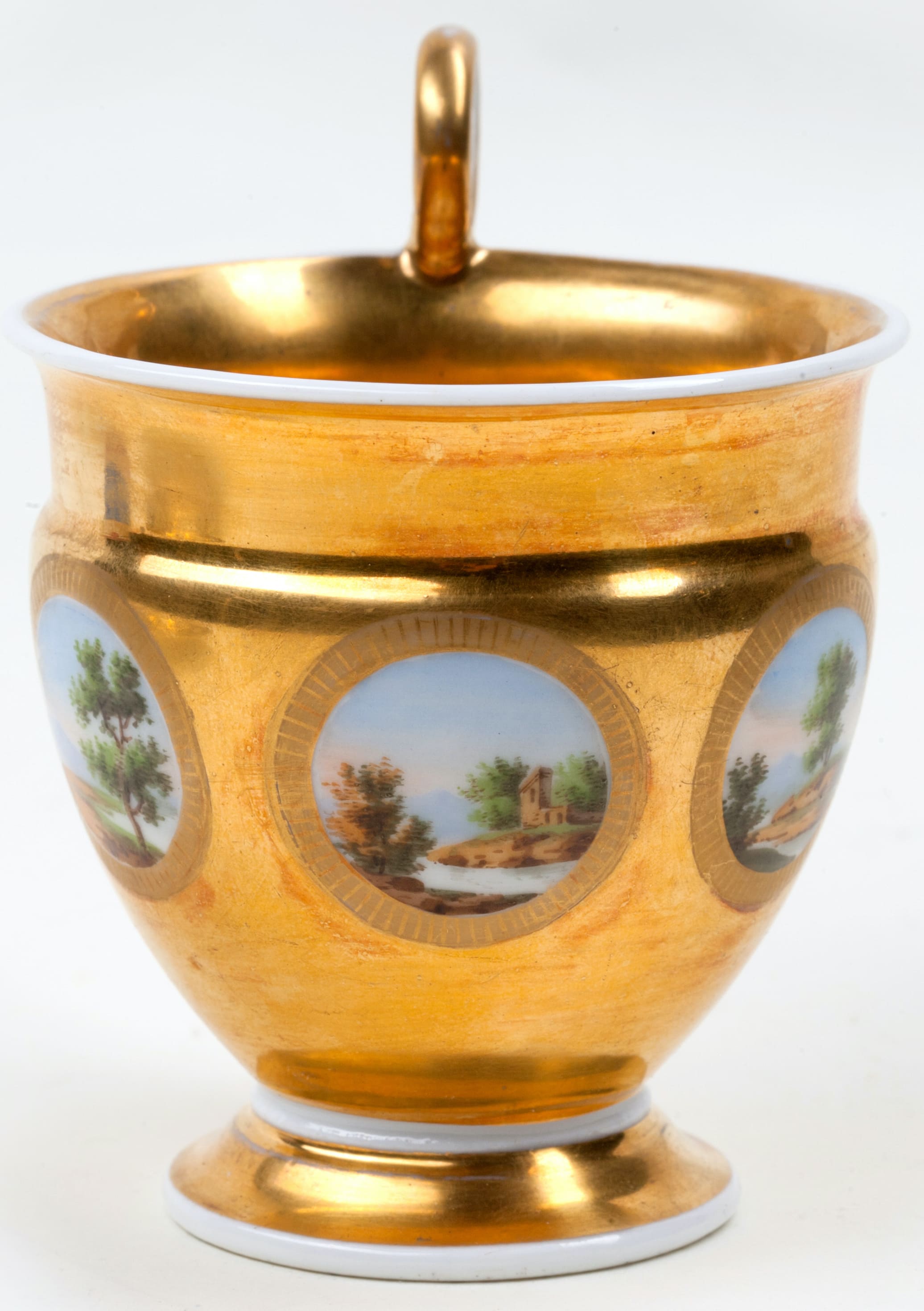 Porcelain Cup with Saucer, 19th century