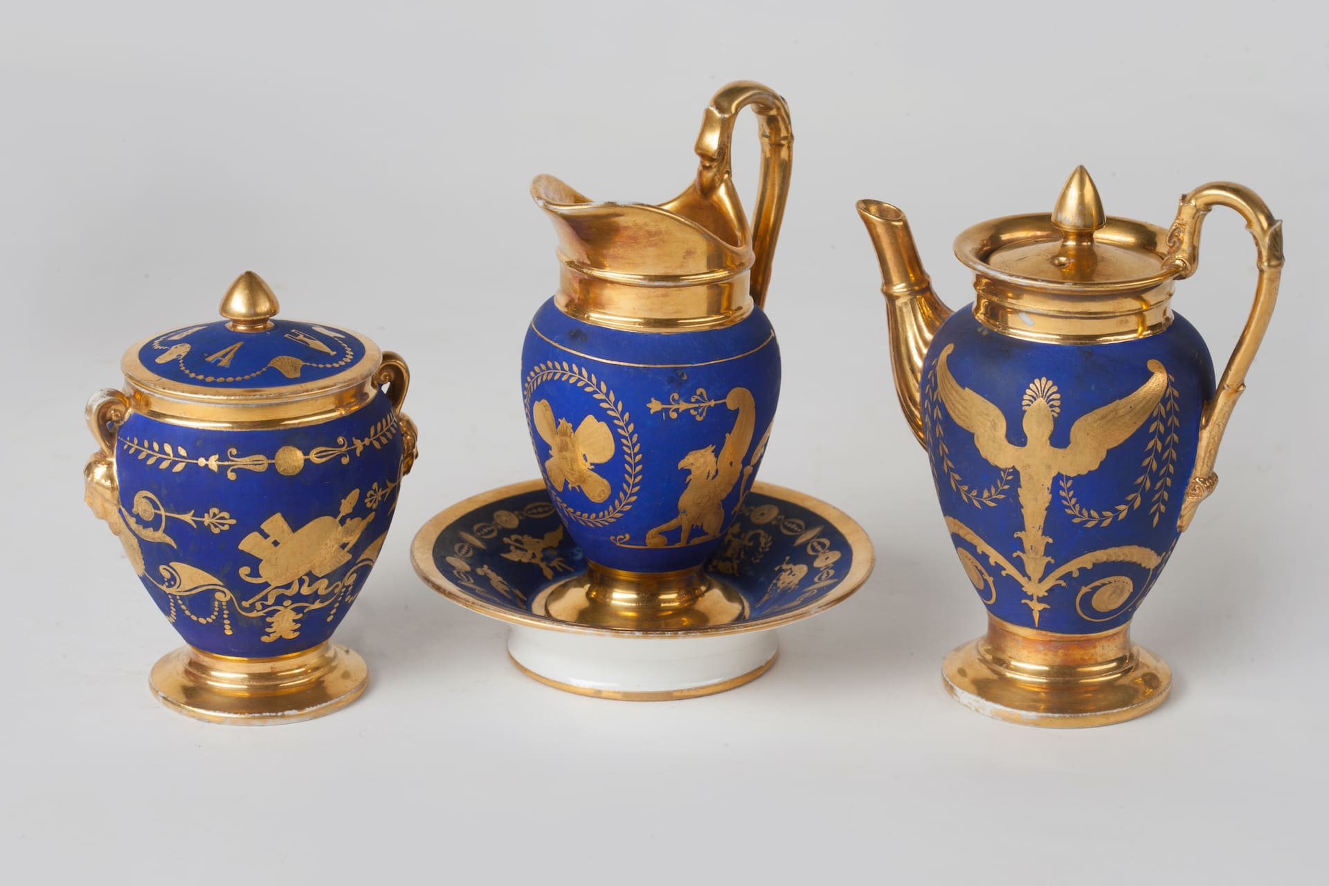 Empire Porcelain Service Set, 19th century