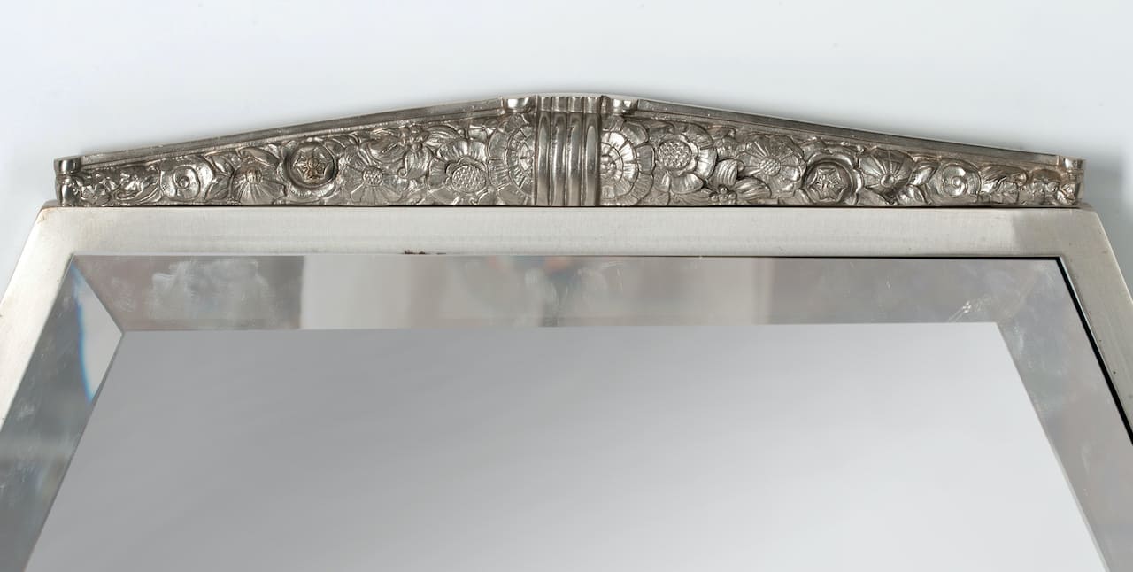 Art Deco Bronze Mirror, 1920s