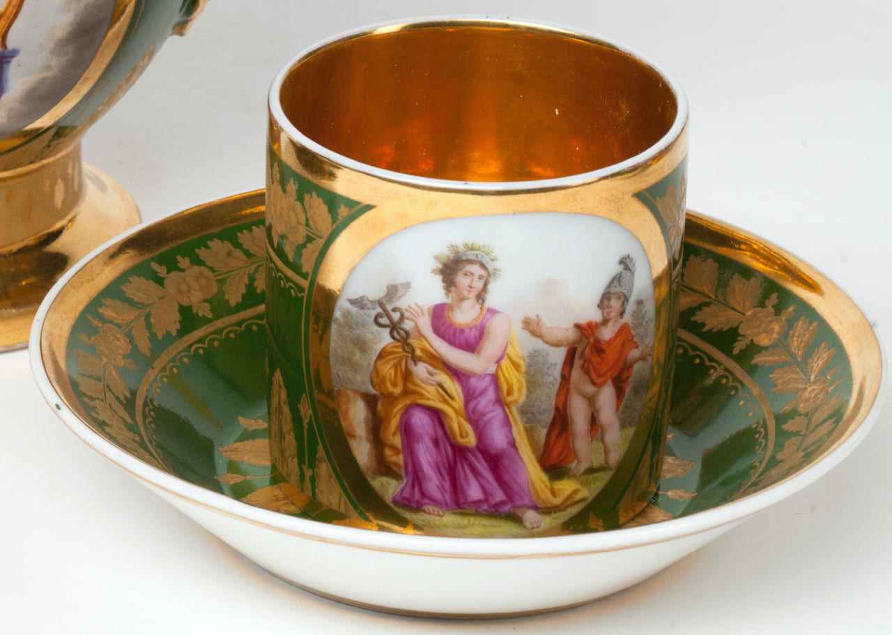 Empire Tea Set for 6 Persons, 19th century