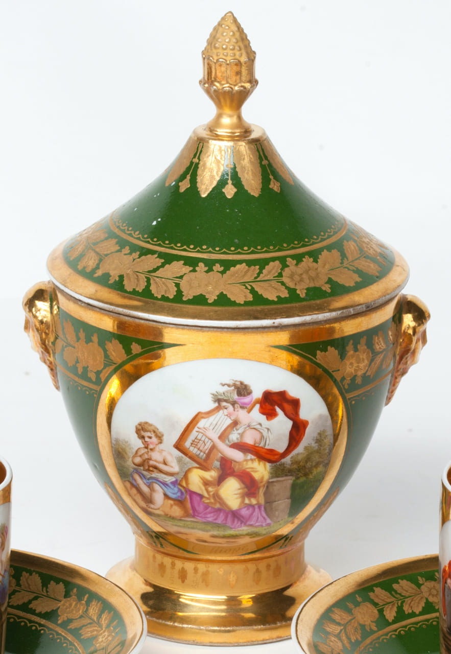 Empire Tea Set for 6 Persons, 19th century