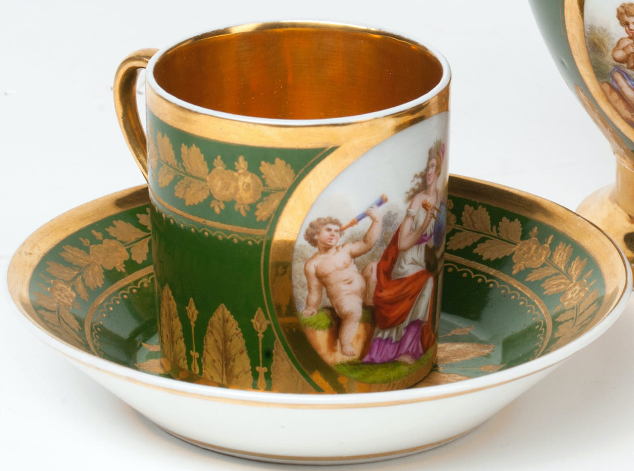 Empire Tea Set for 6 Persons, 19th century
