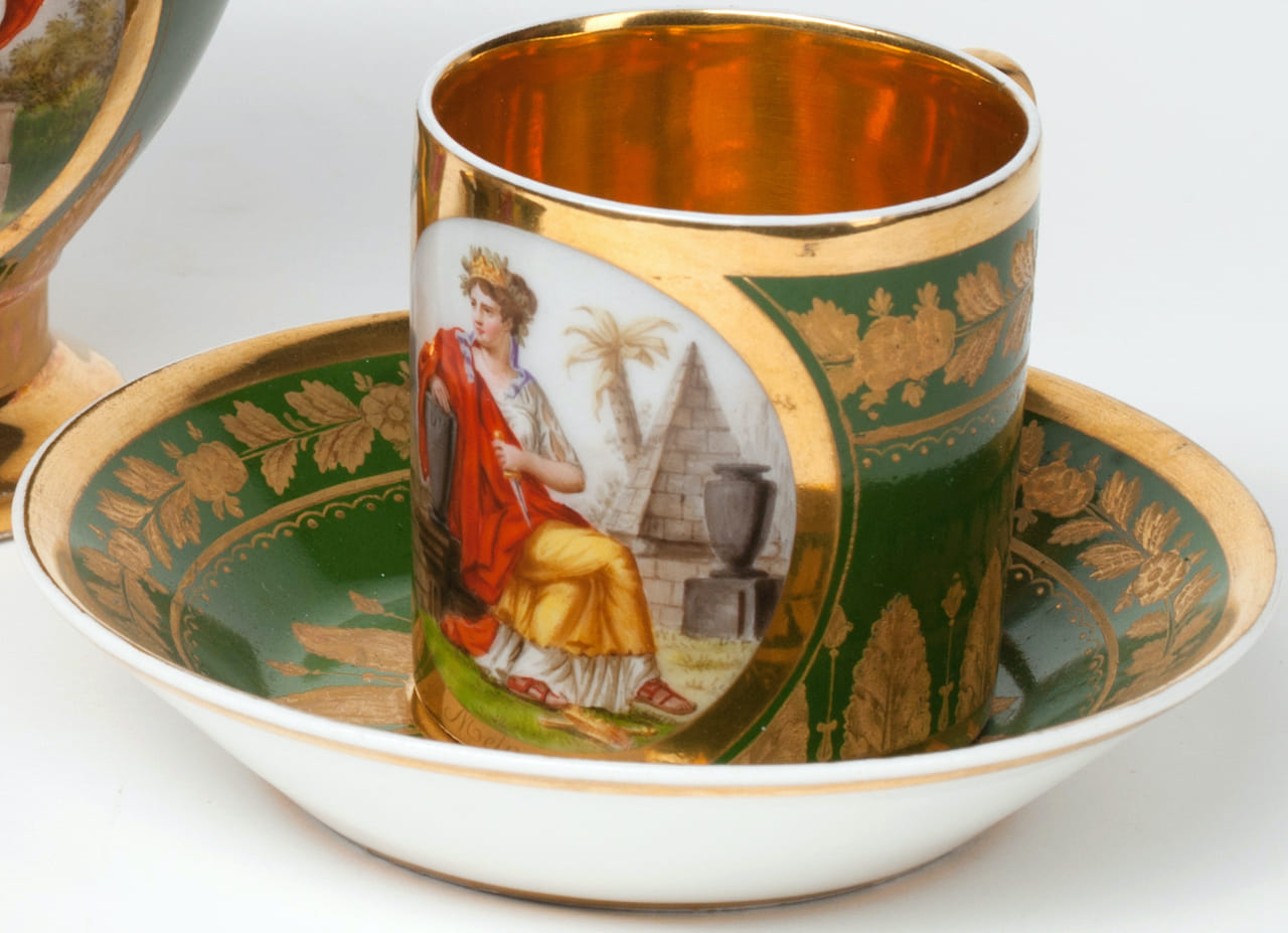 Empire Tea Set for 6 Persons, 19th century