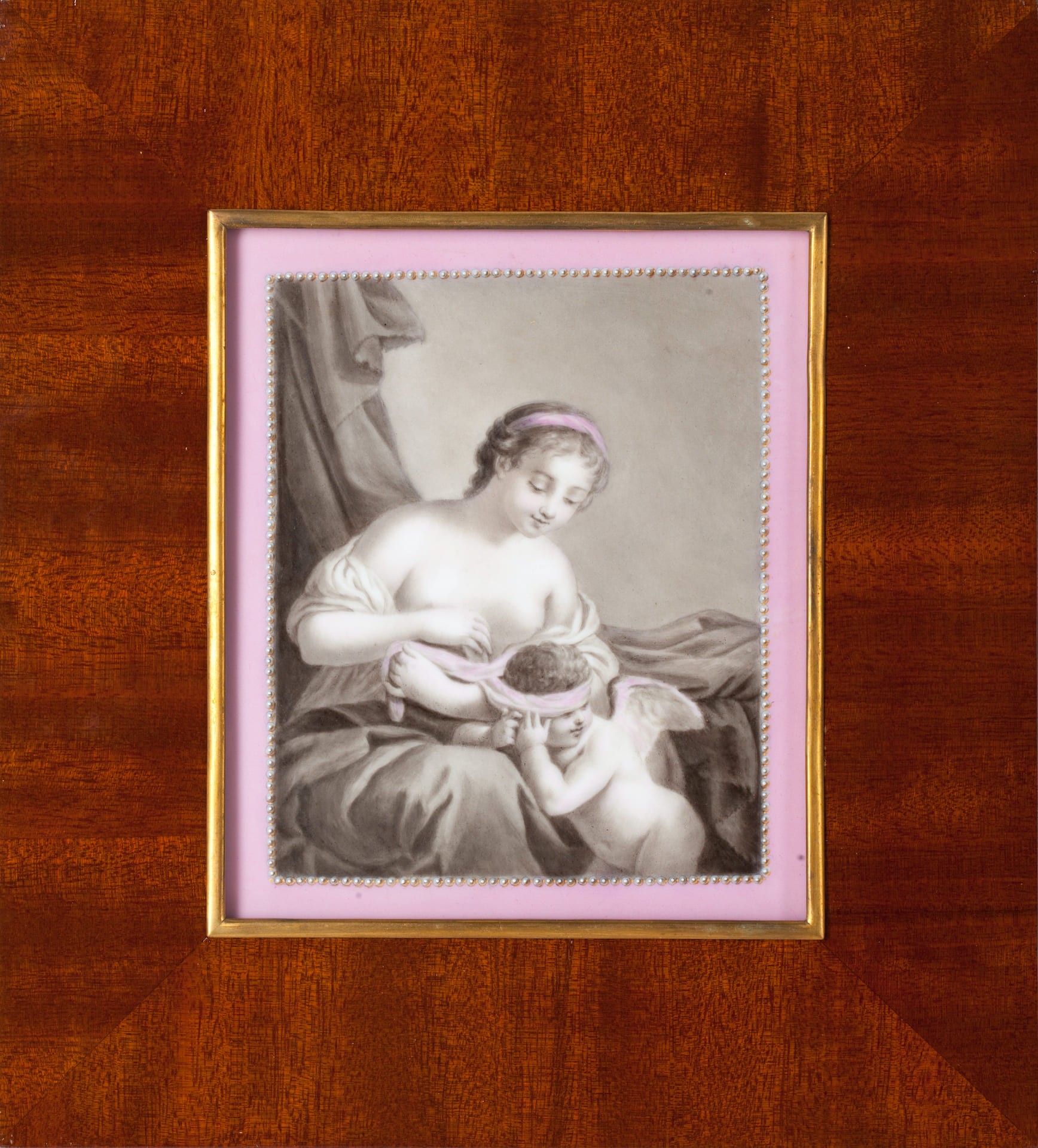 Pair of Porcelain Painting Layers, 19th century