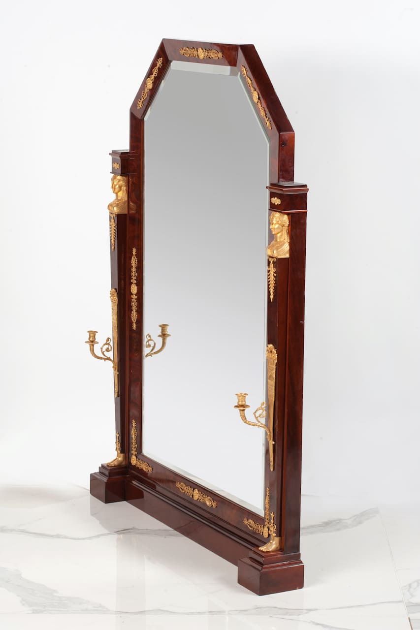 Empire Bronze Mirror, 1st half of the 19th century