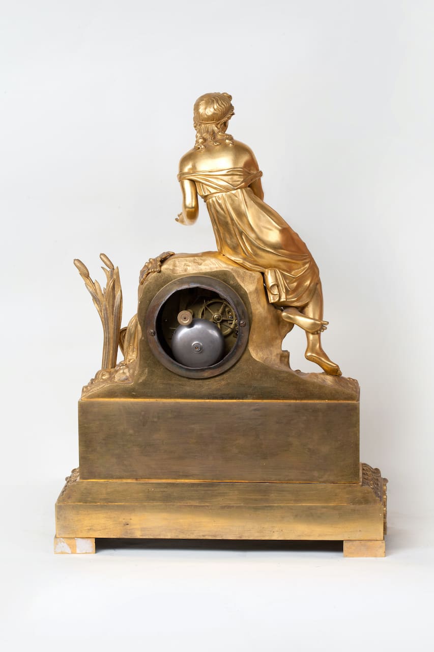 Bronze Mantel Clock, 19th century (Europe)