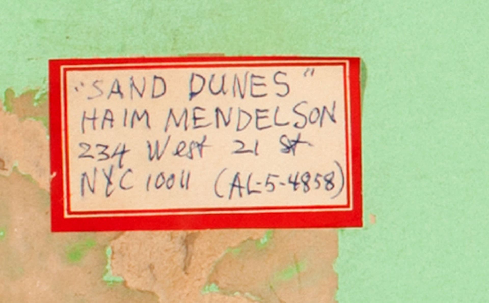 Haim Mendelson, 1923-2009 (Poland/USA)