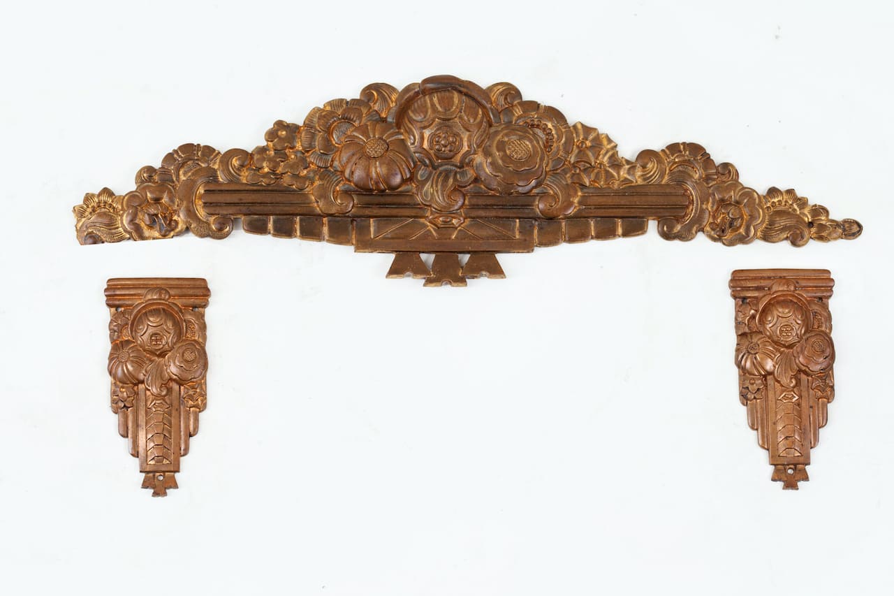 Art Deco Decorative Bronze Appliques