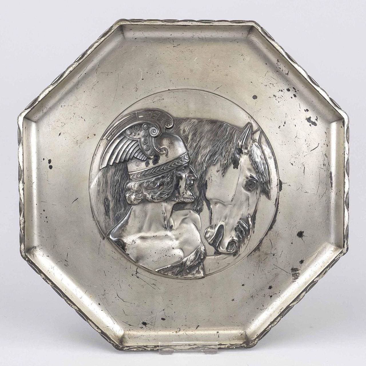Tray, Silver Plated Metal, 20th century