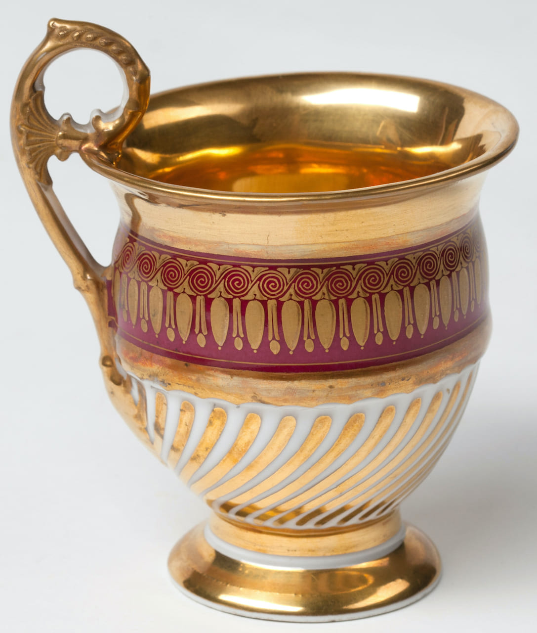 Empire Teacup with Saucer, 19th century