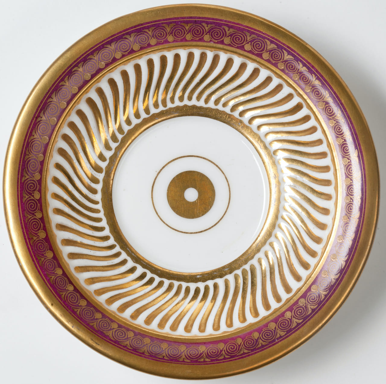 Empire Teacup with Saucer, 19th century