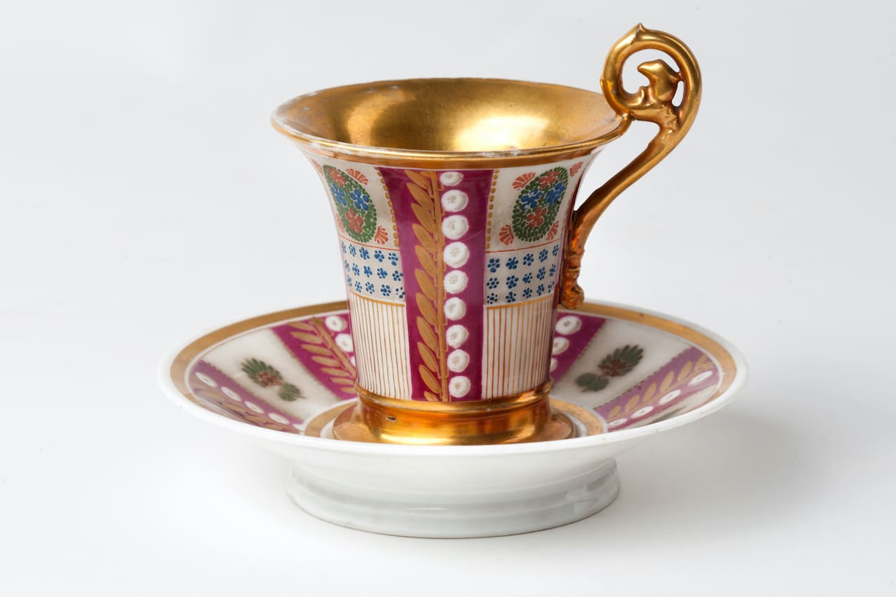 Cup and Saucer Set, 19th сentury