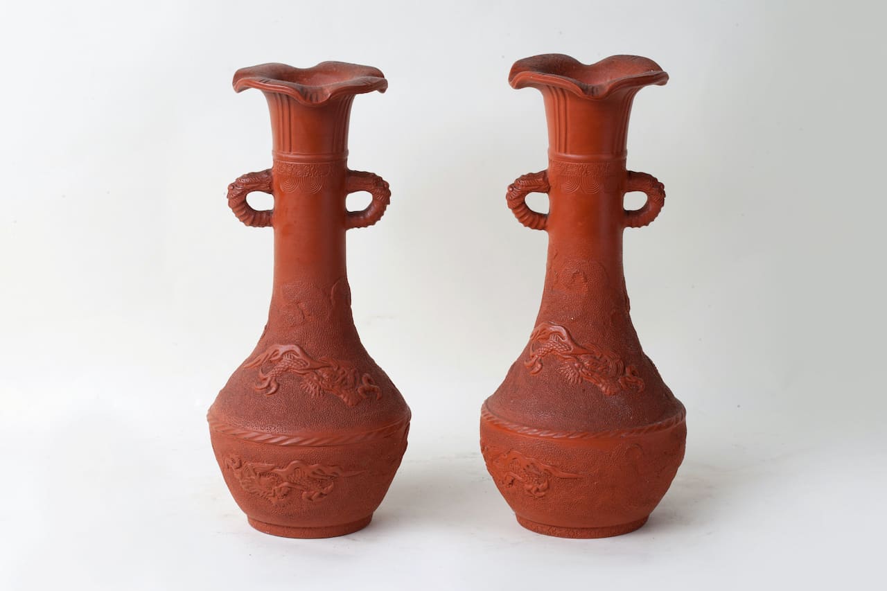 Pair of Ceramic Vases, China