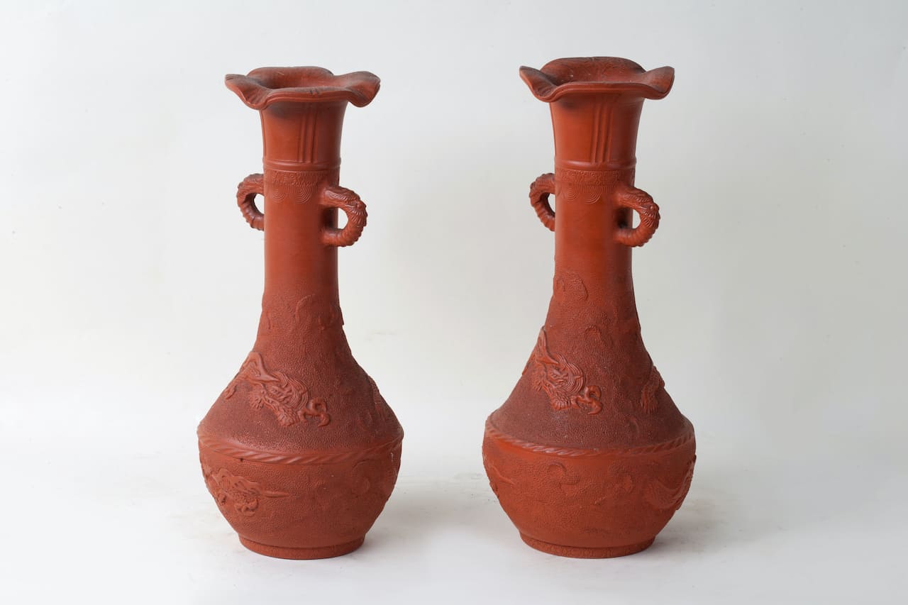 Pair of Ceramic Vases, China