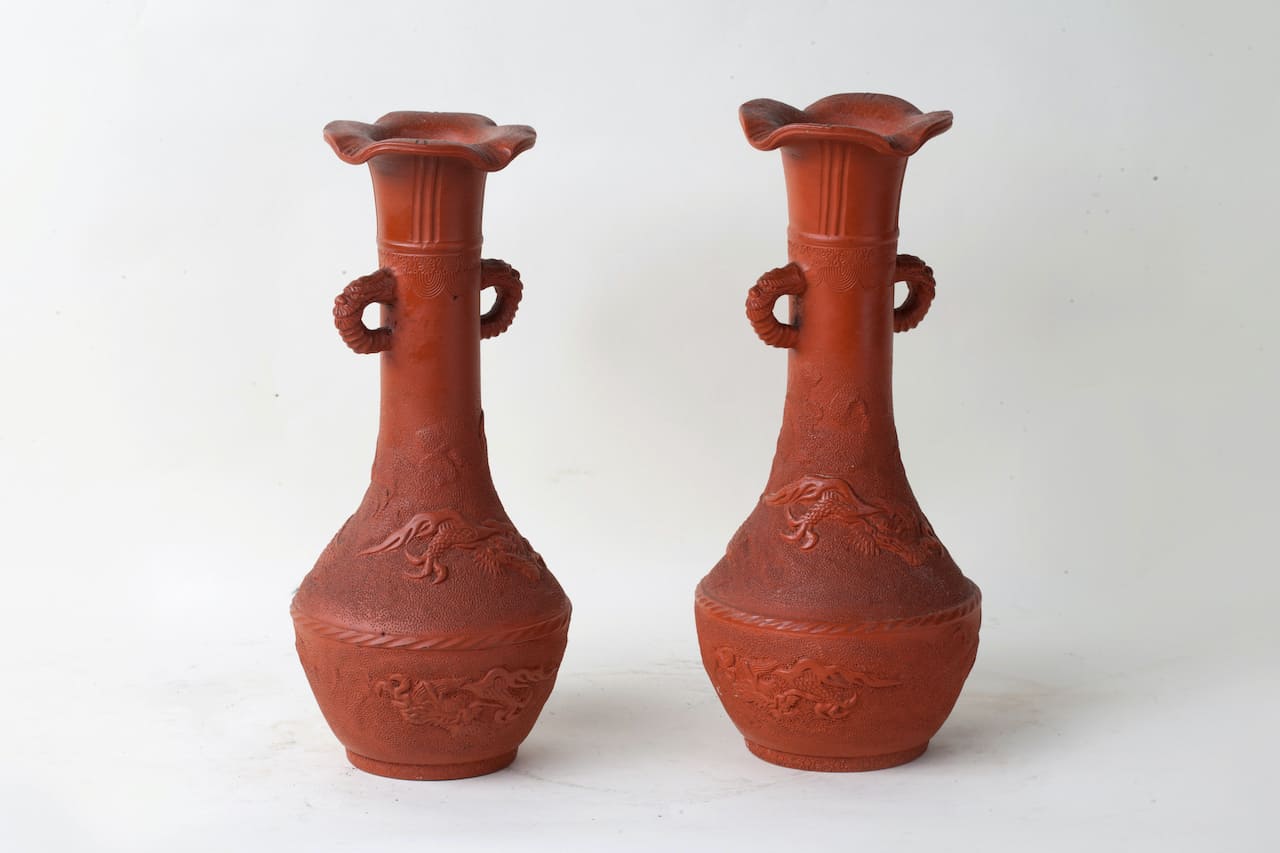 Pair of Ceramic Vases, China