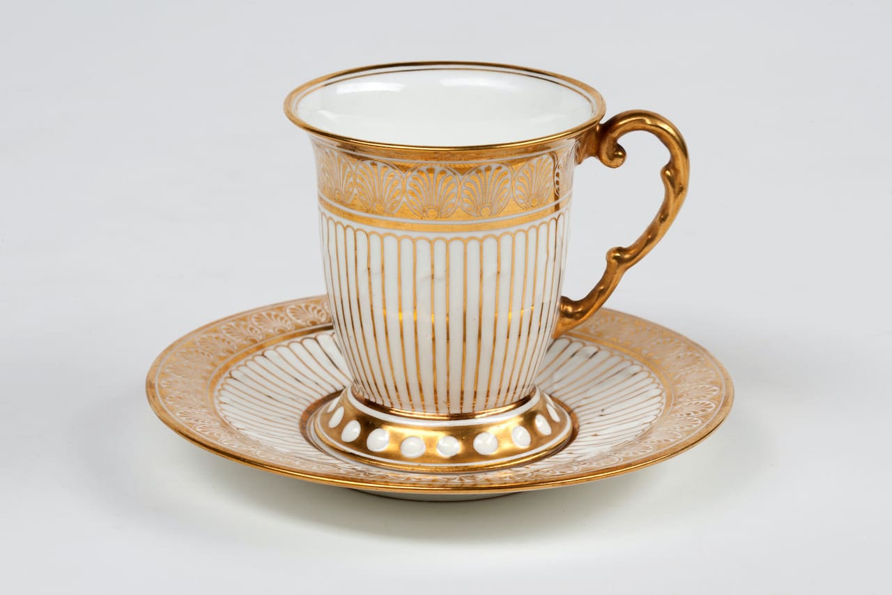Porcelain Cup with Saucer (London)