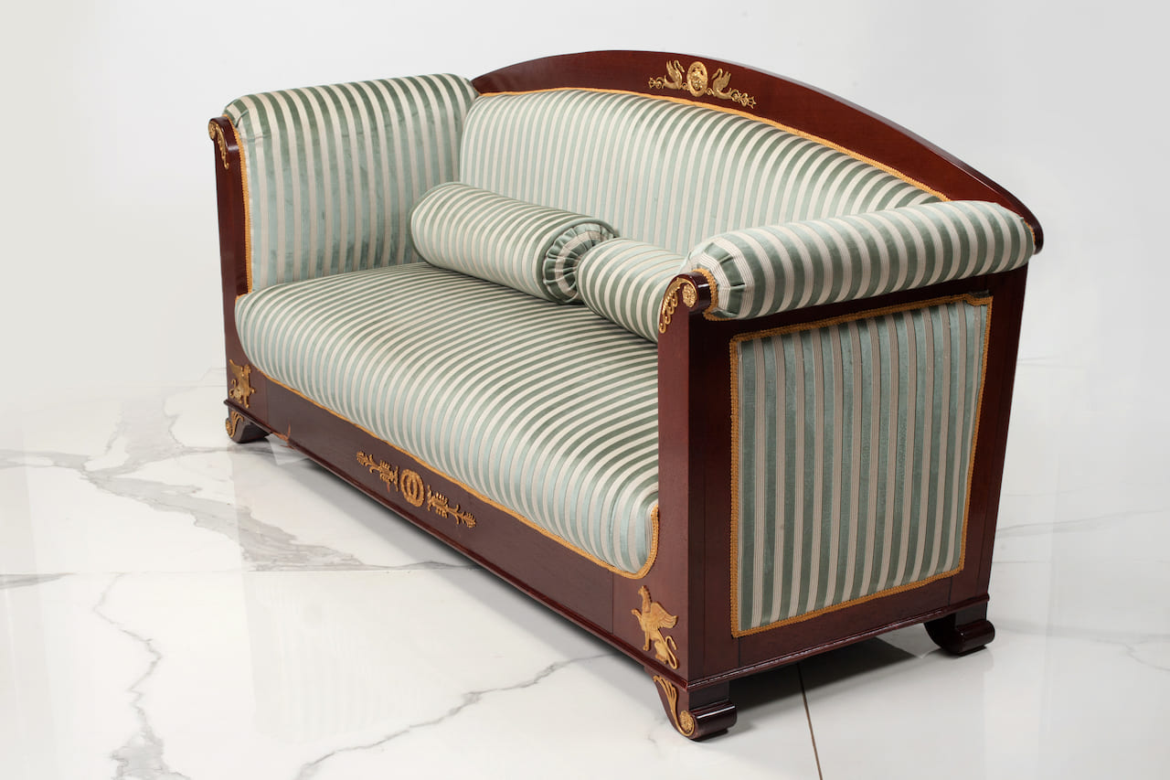 Biedermeier Salon, Sofa and Two Armchairs, 19th c