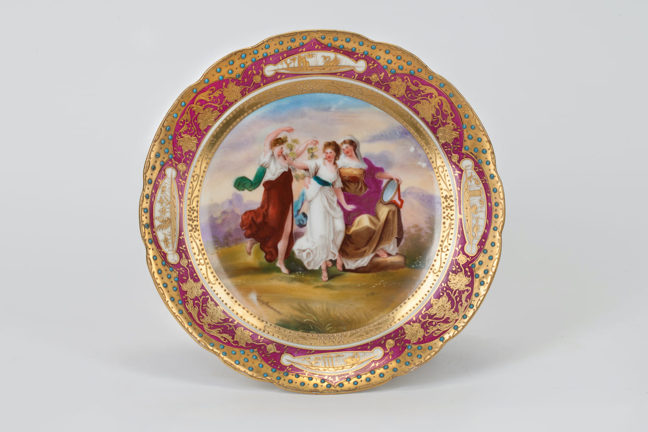 Porcelain Cabinet Plate, 19th-20th century