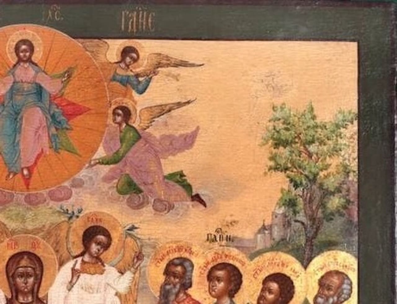 Ascension of Jesus, Icon, 19th century