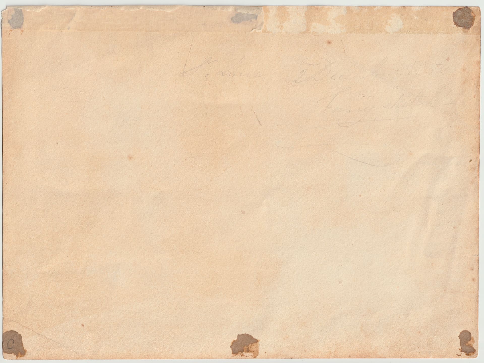 Unknown Artist, Watercolour, 19th century