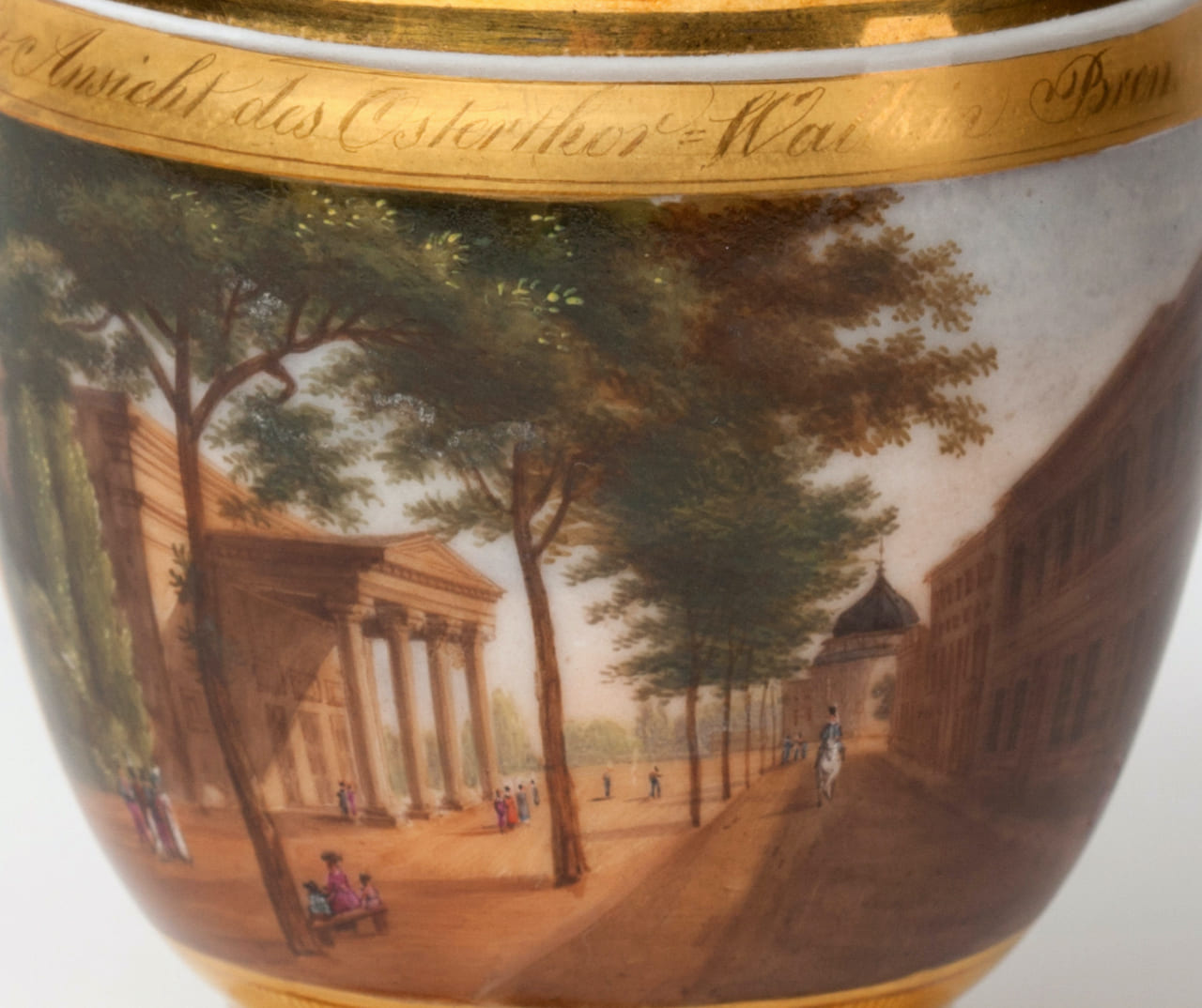 Porcelain Cup with Saucer, 19th century