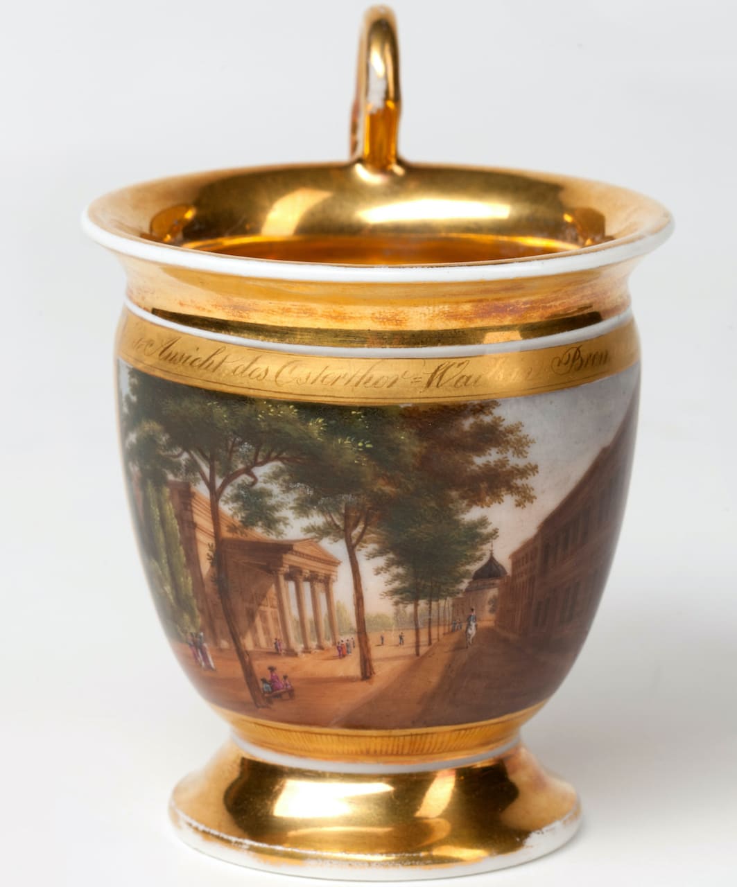 Porcelain Cup with Saucer, 19th century