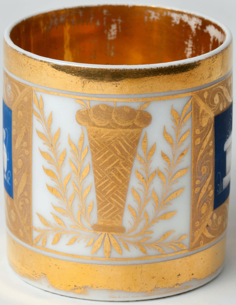 Porcelain Cup with Saucer, Classicism, 19th century