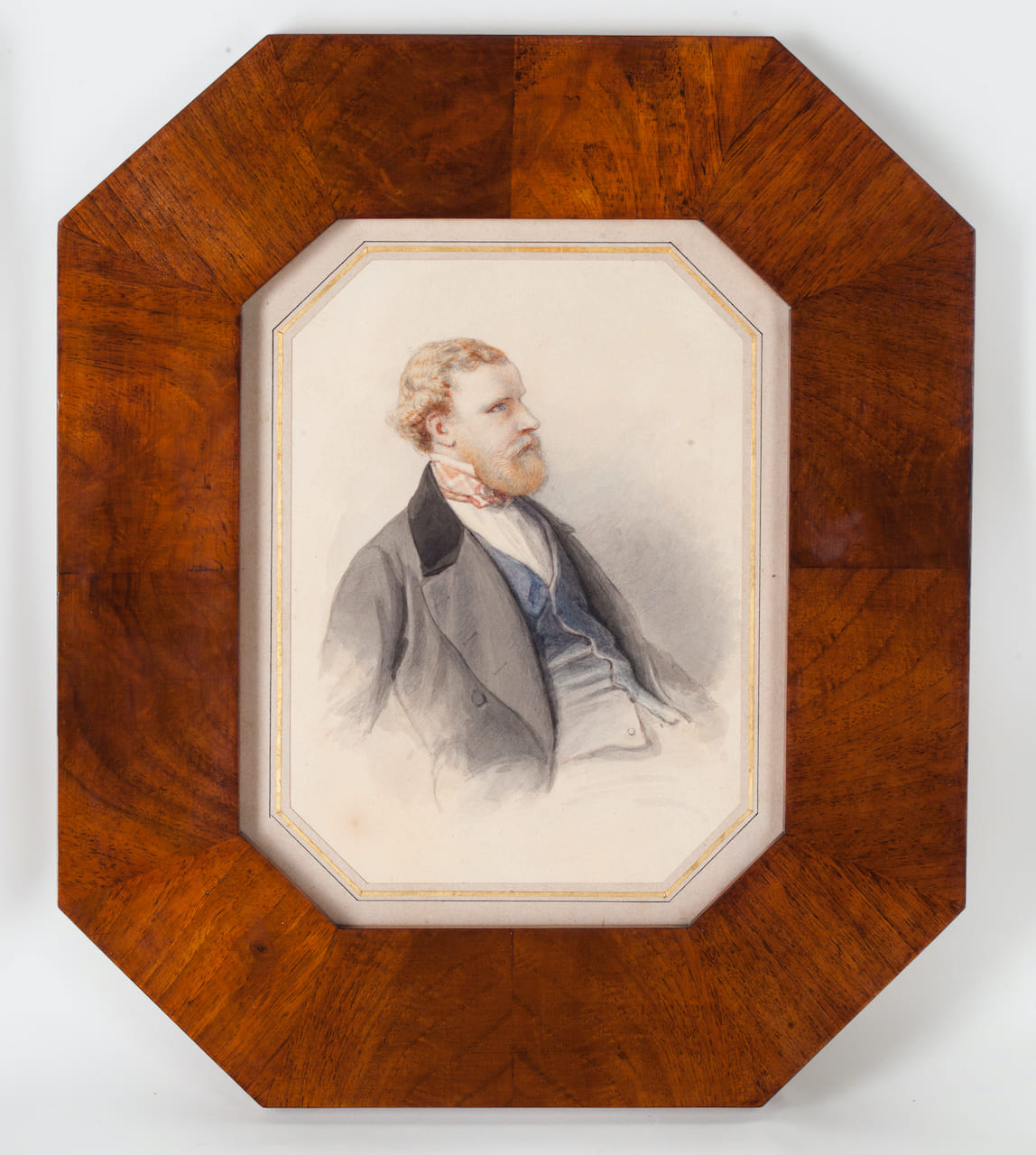 Portrait of a Gentleman Watercolour, mid-19th century