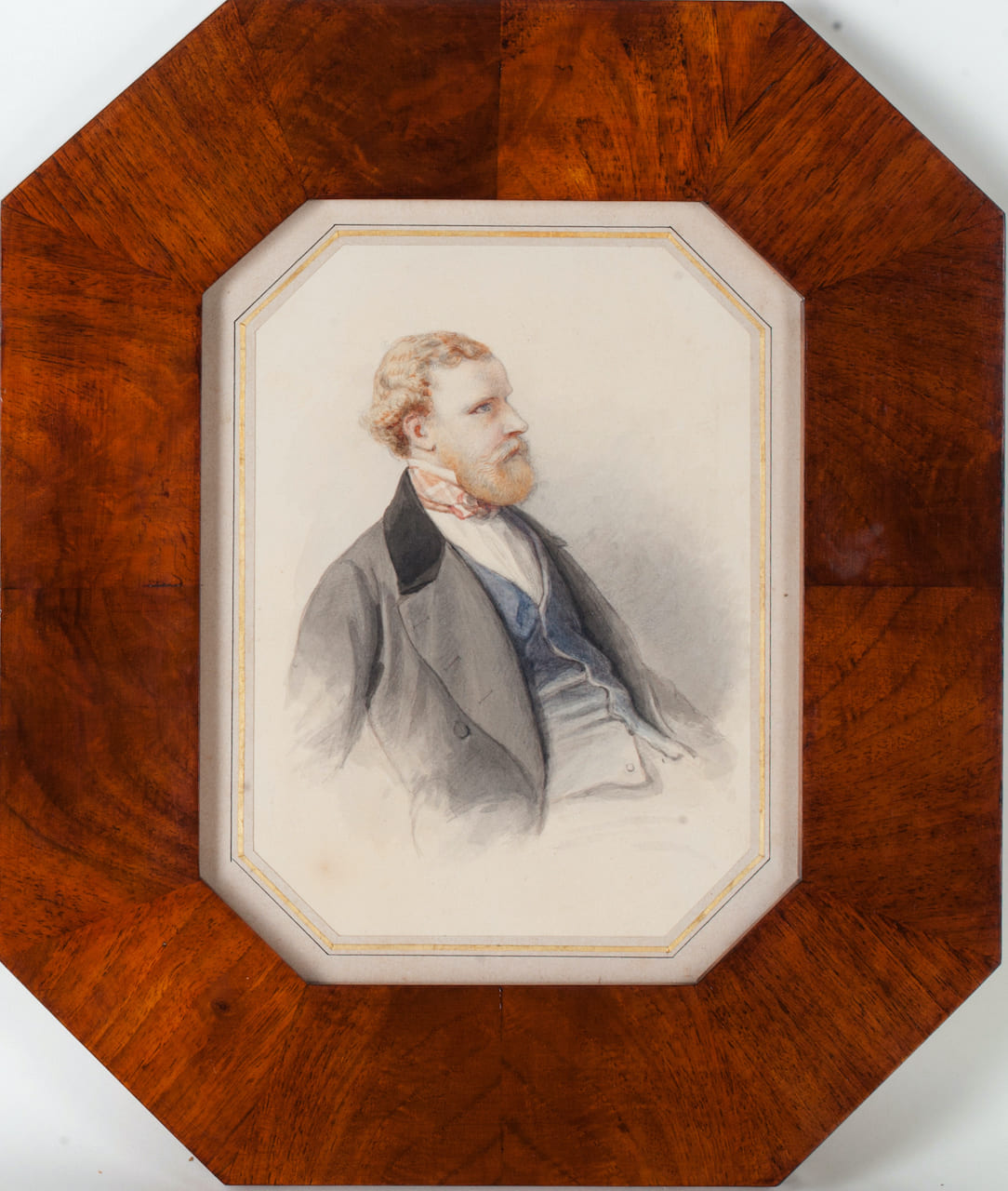 Portrait of a Gentleman Watercolour, mid-19th century